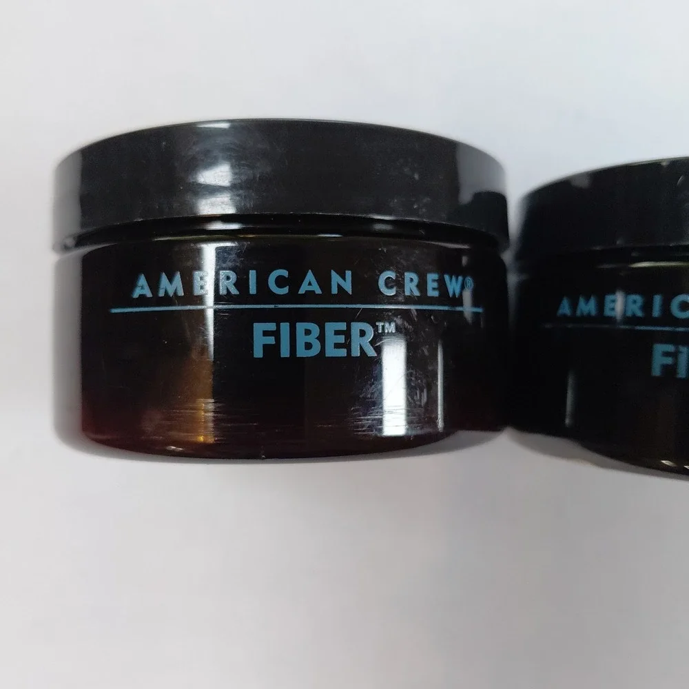 Lot of 2 American Crew Fiber 3oz Pliable Fiber with High Hold and Low Shine